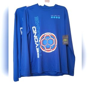 Athletic Works Boys Blue Shirt. Size XXL (18). Lot Of 2.